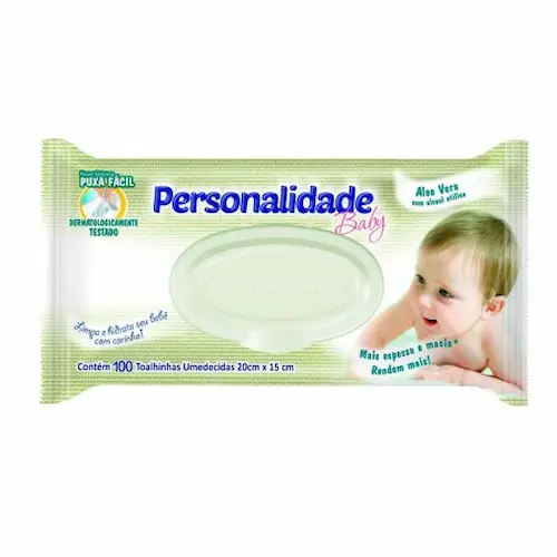 Lenços Umedecidos Personalidade Baby - 100 un.